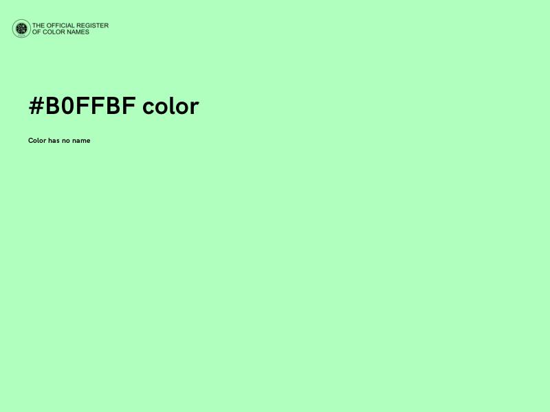#B0FFBF color image