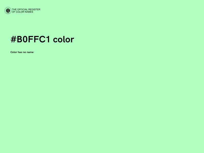 #B0FFC1 color image
