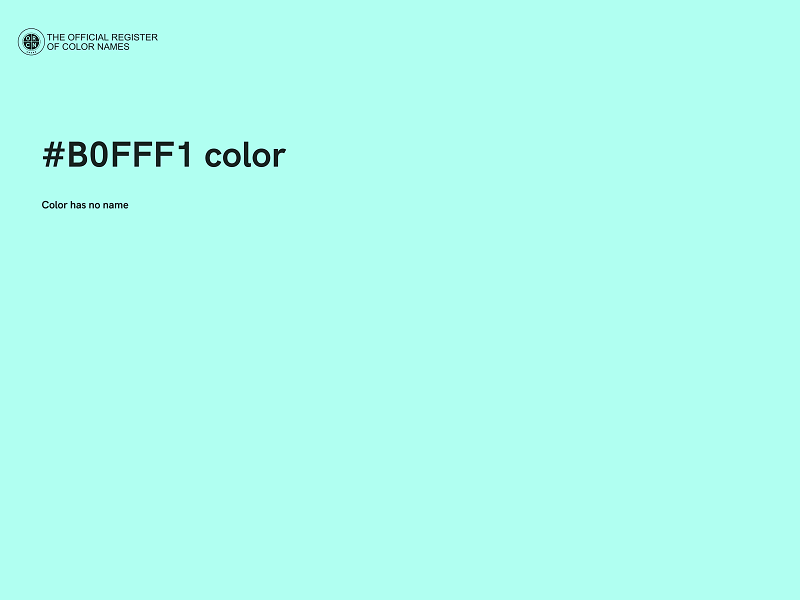 #B0FFF1 color image