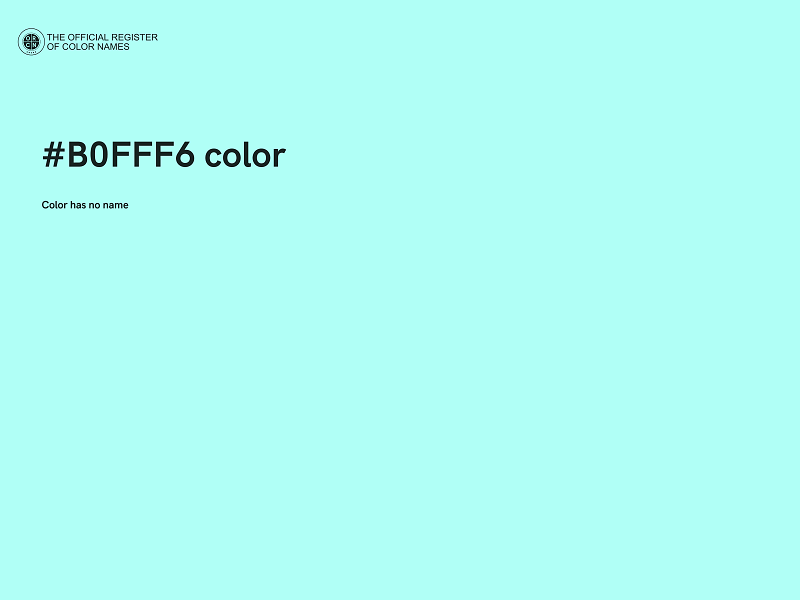 #B0FFF6 color image