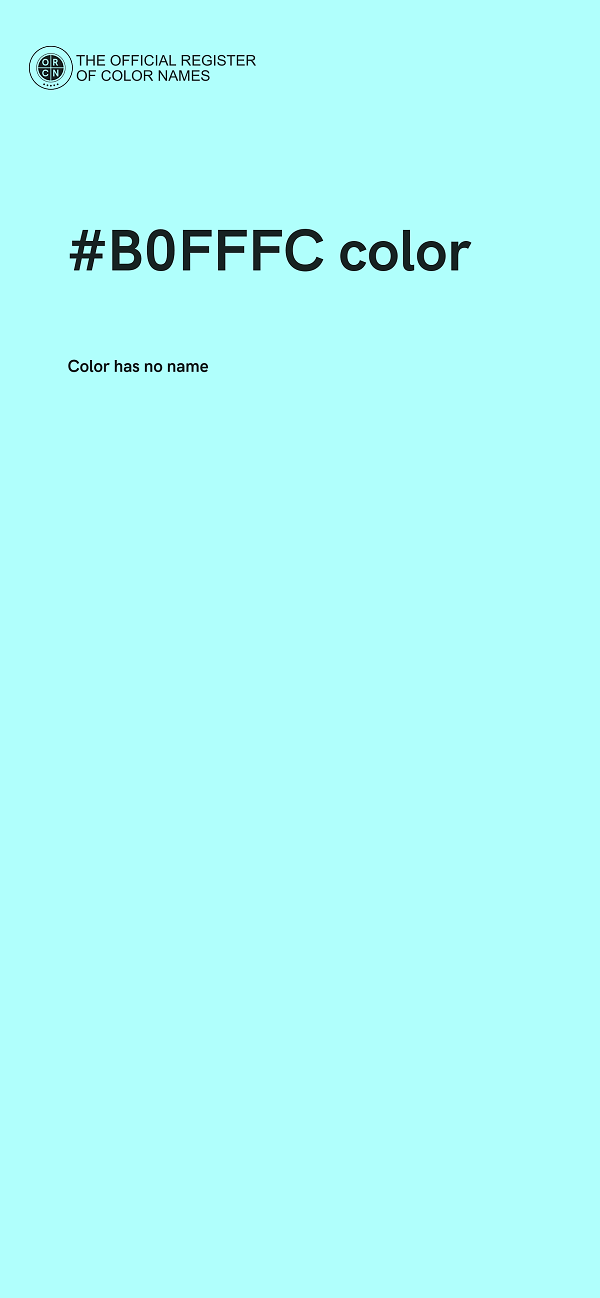 #B0FFFC color image