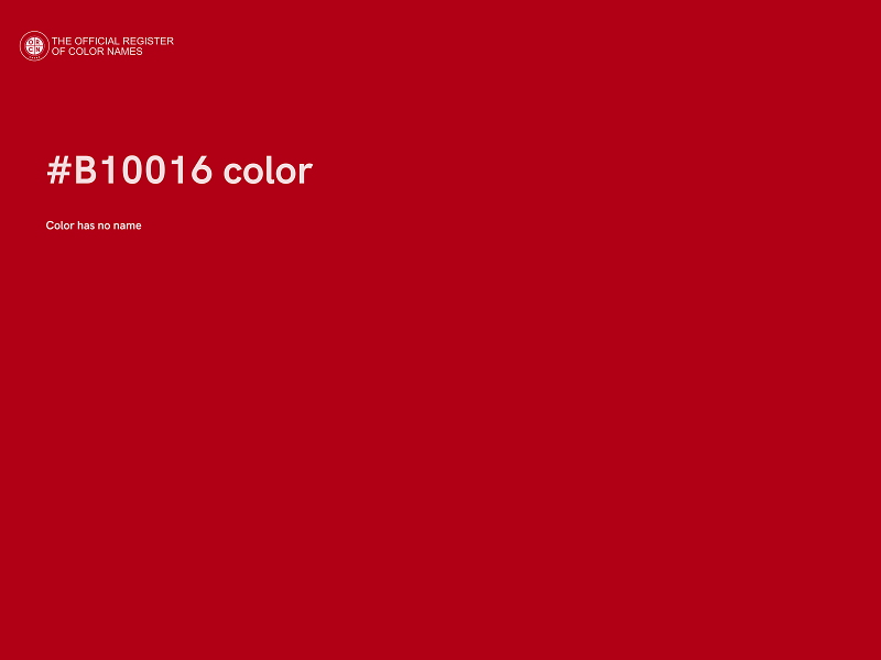 #B10016 color image