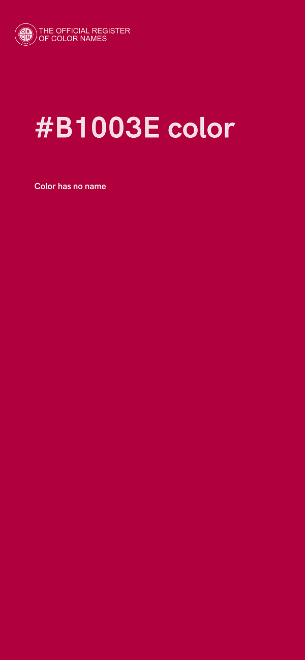 #B1003E color image