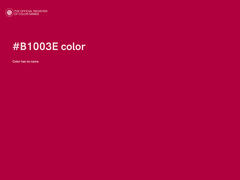 #B1003E color image