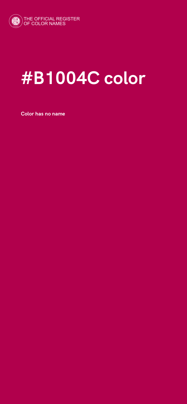 #B1004C color image