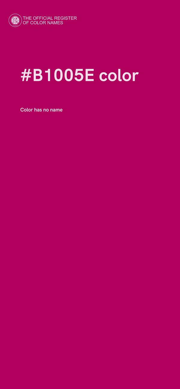 #B1005E color image