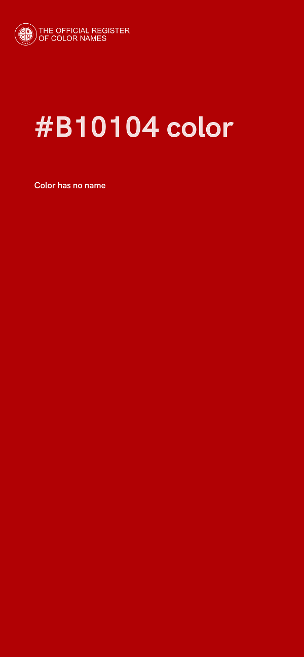 #B10104 color image