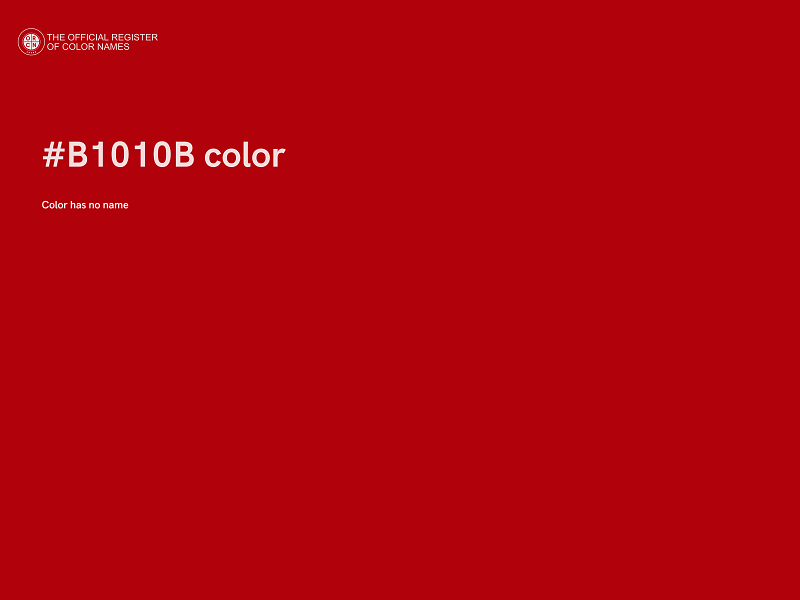 #B1010B color image