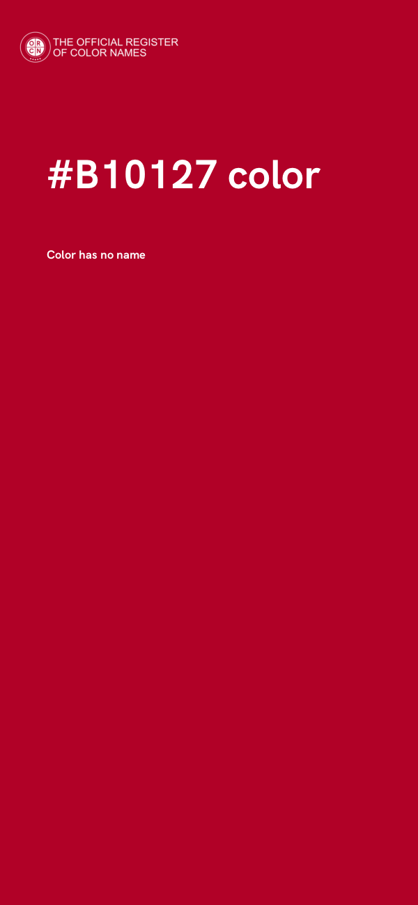 #B10127 color image