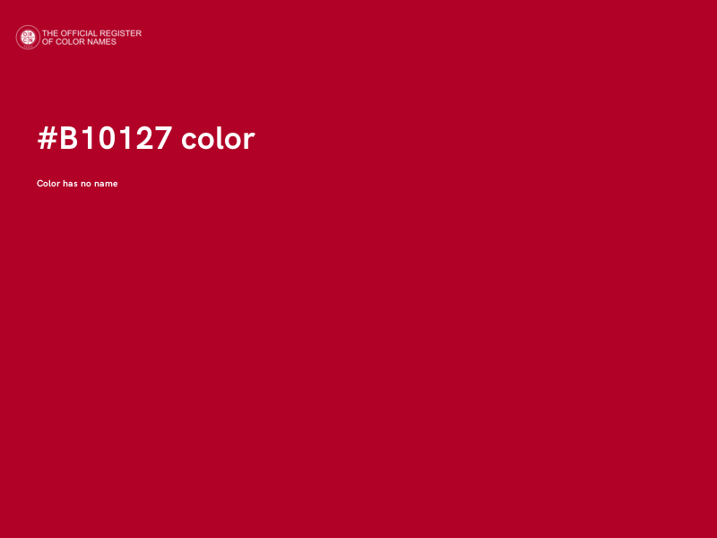 #B10127 color image