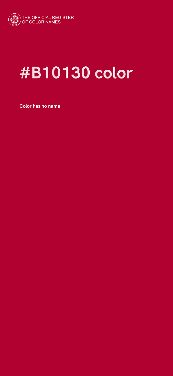 #B10130 color image