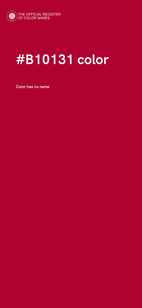 #B10131 color image
