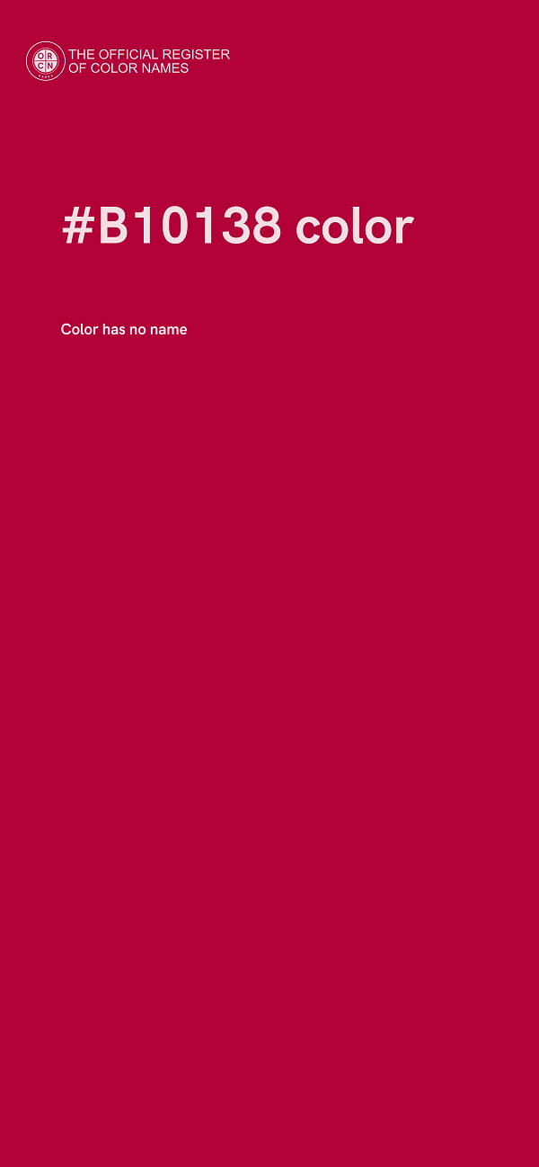 #B10138 color image