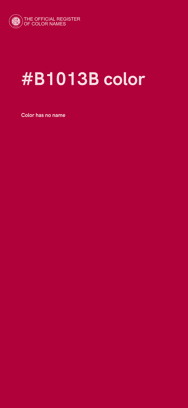 #B1013B color image