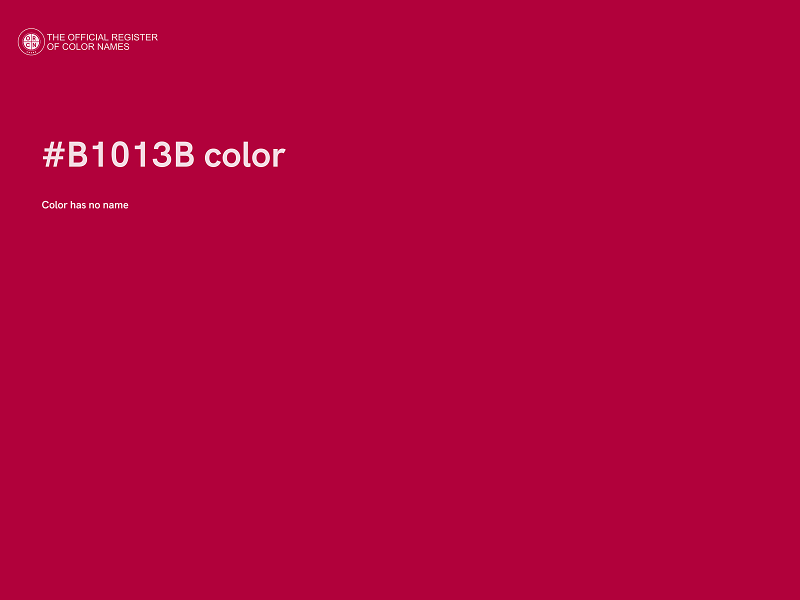 #B1013B color image