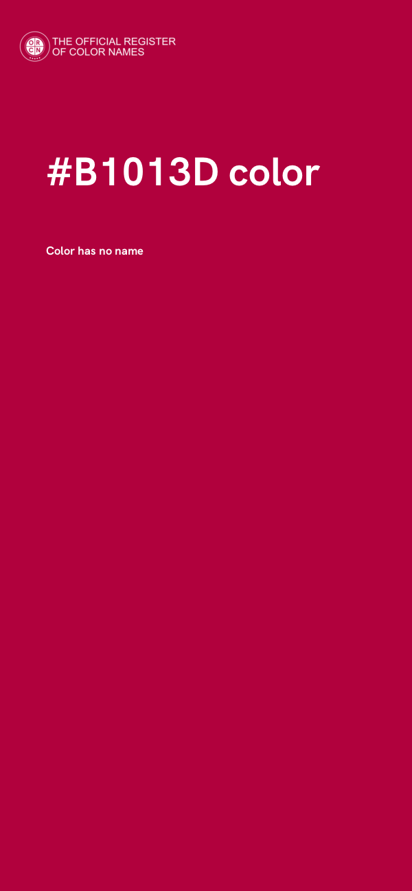 #B1013D color image