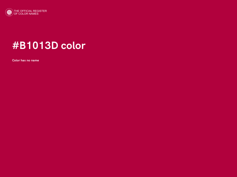 #B1013D color image