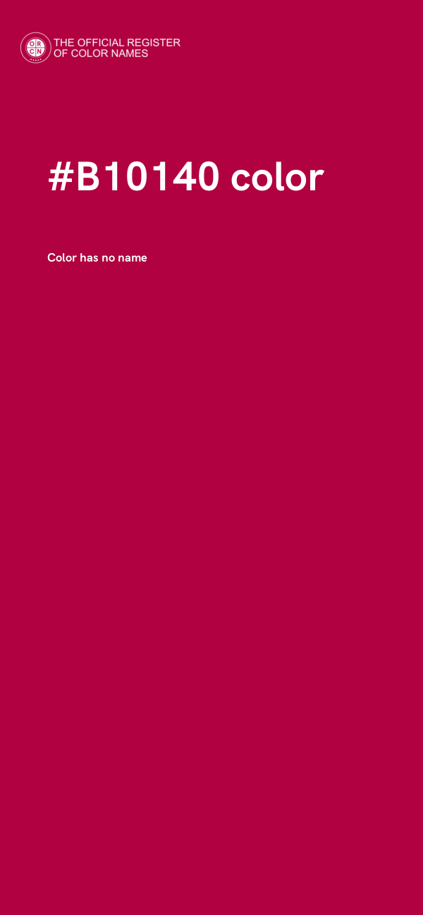 #B10140 color image