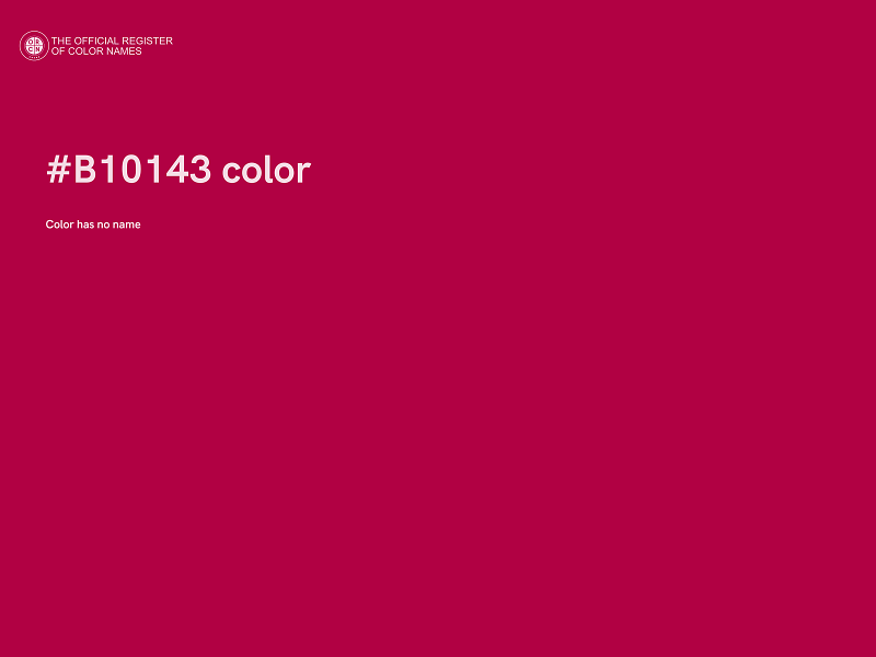 #B10143 color image