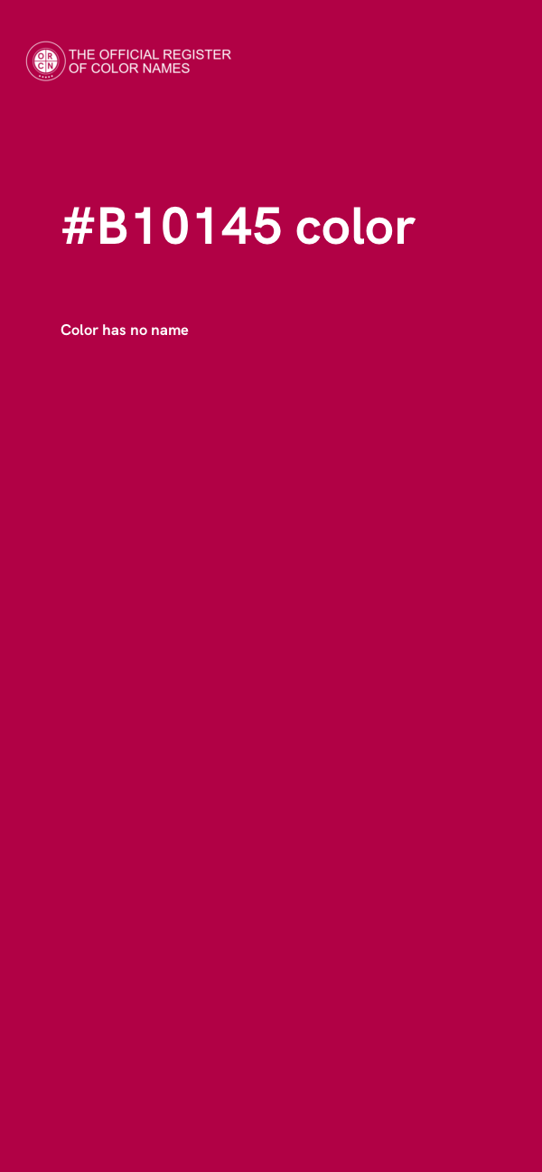 #B10145 color image
