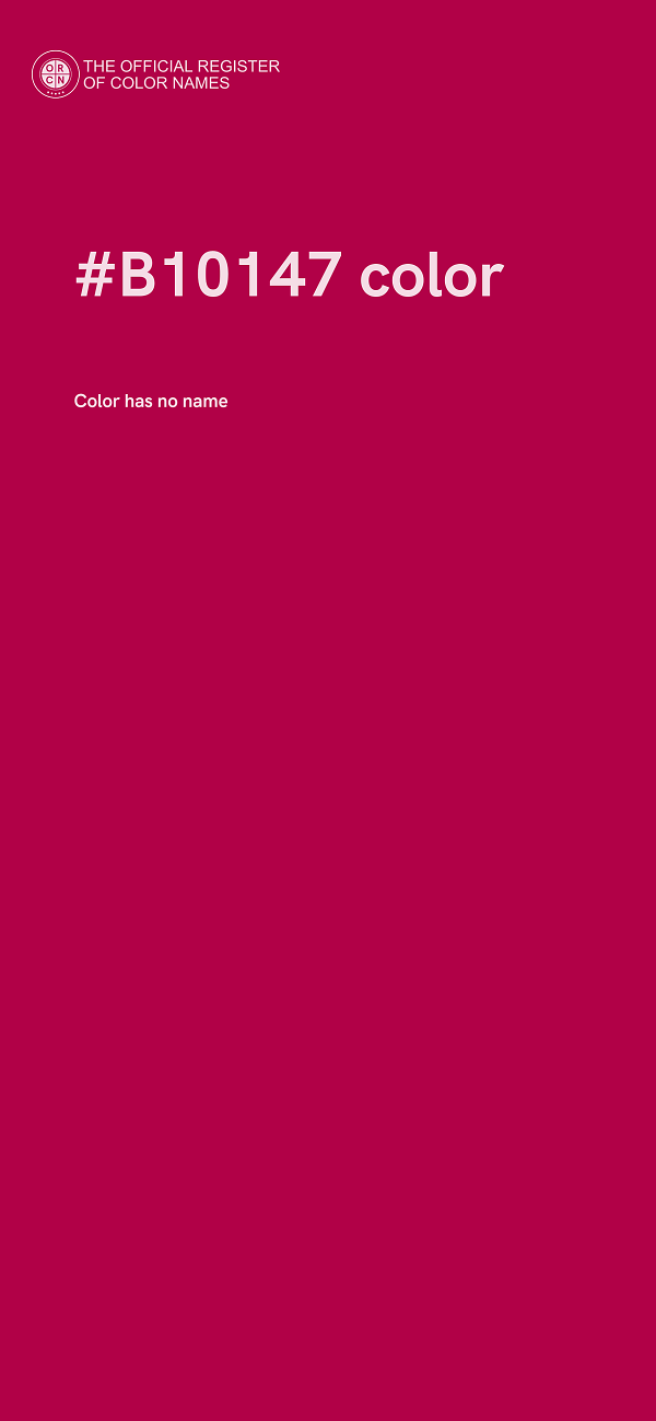 #B10147 color image