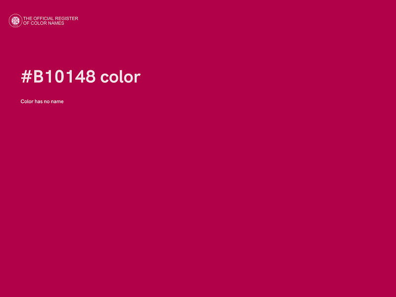 #B10148 color image