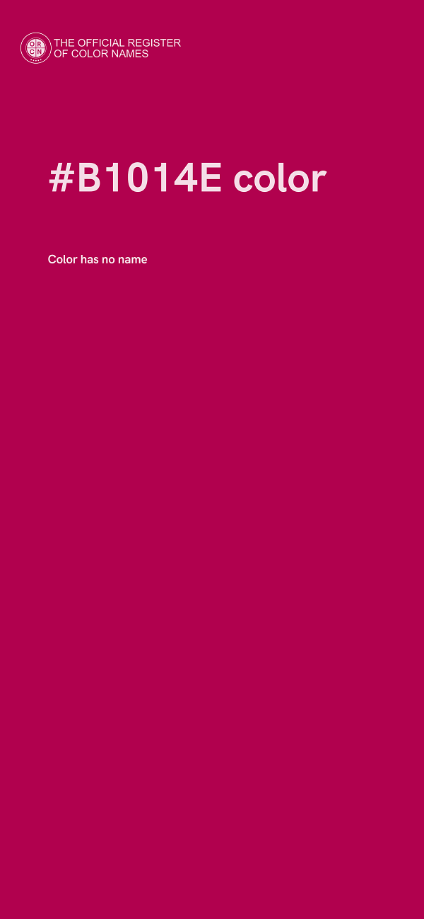 #B1014E color image