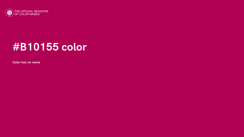 #B10155 color image
