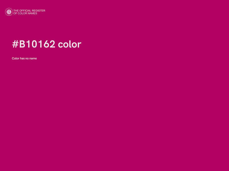 #B10162 color image
