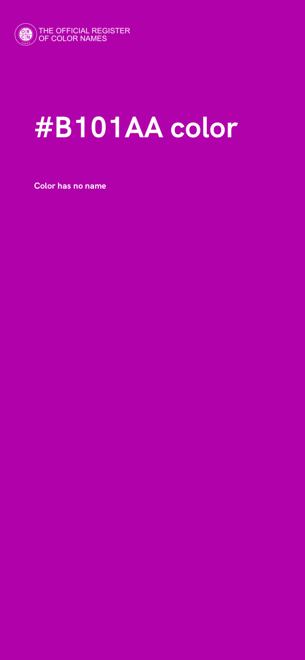#B101AA color image