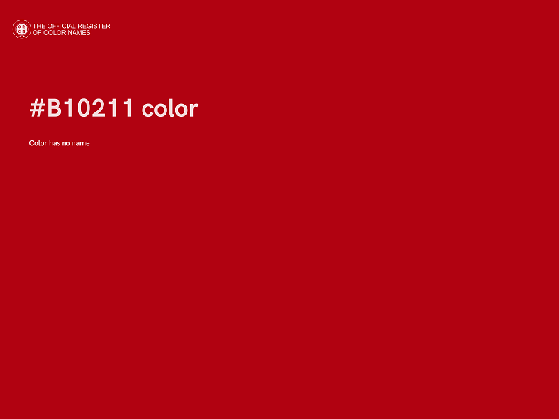 #B10211 color image