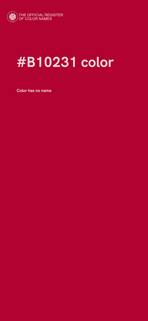 #B10231 color image