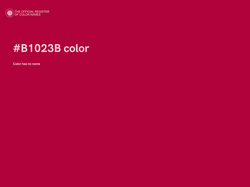 #B1023B color image