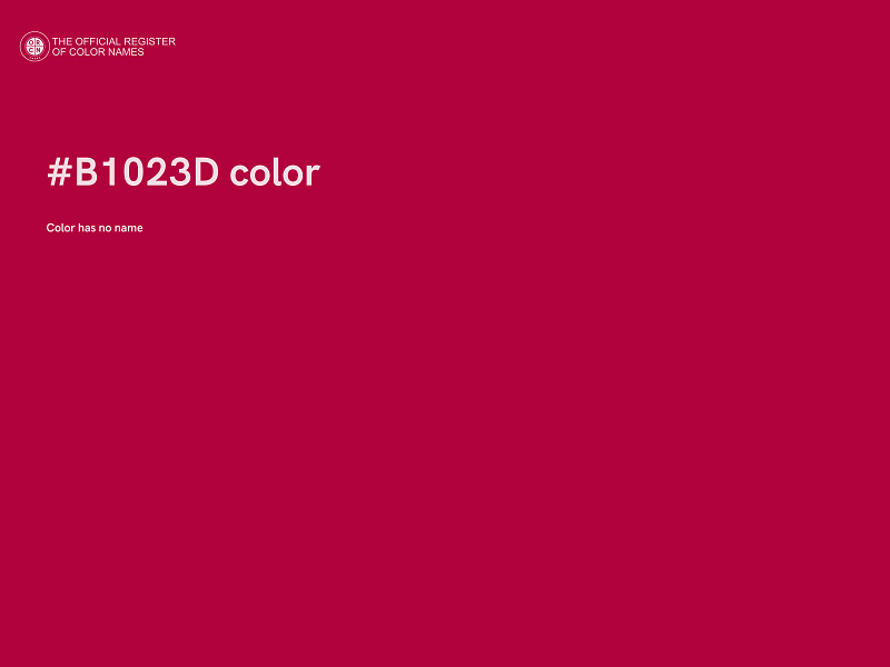 #B1023D color image