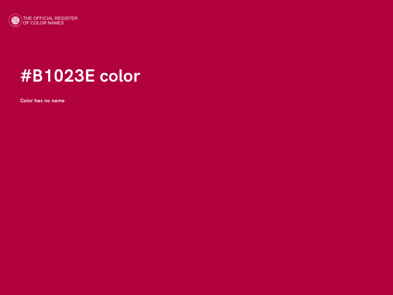 #B1023E color image