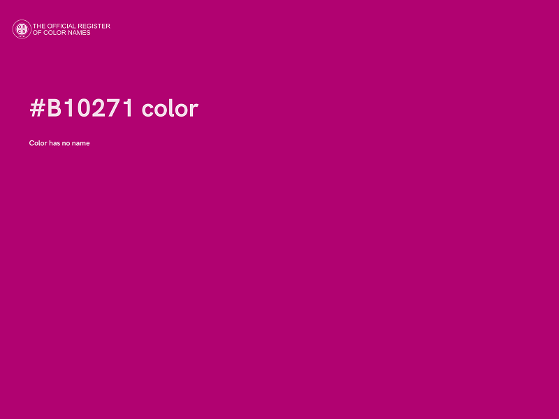 #B10271 color image