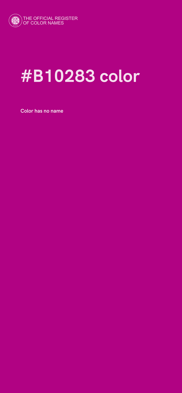 #B10283 color image