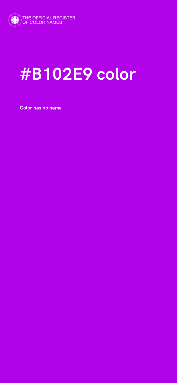 #B102E9 color image