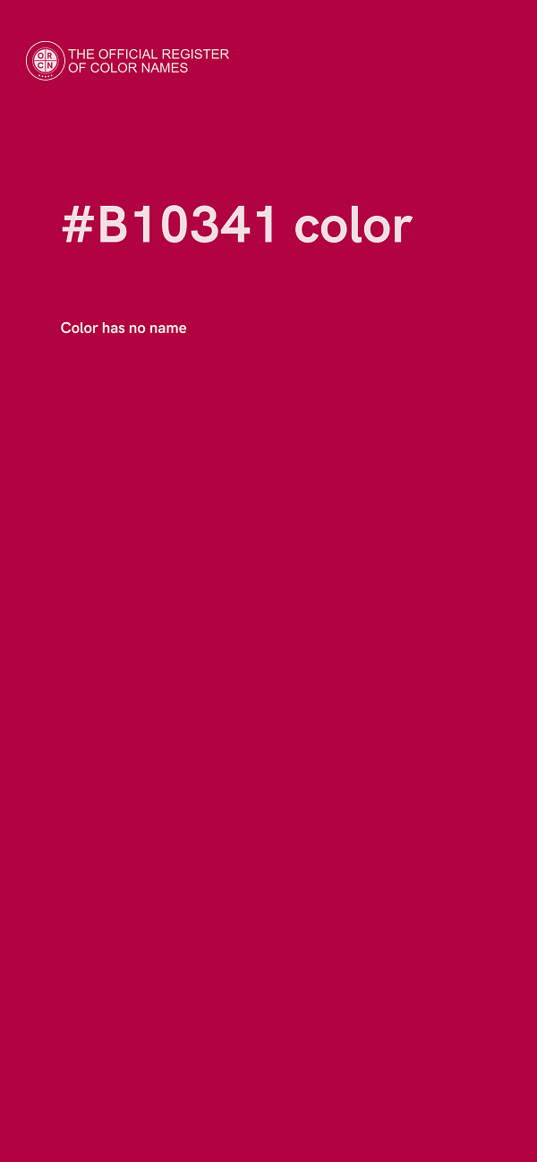 #B10341 color image