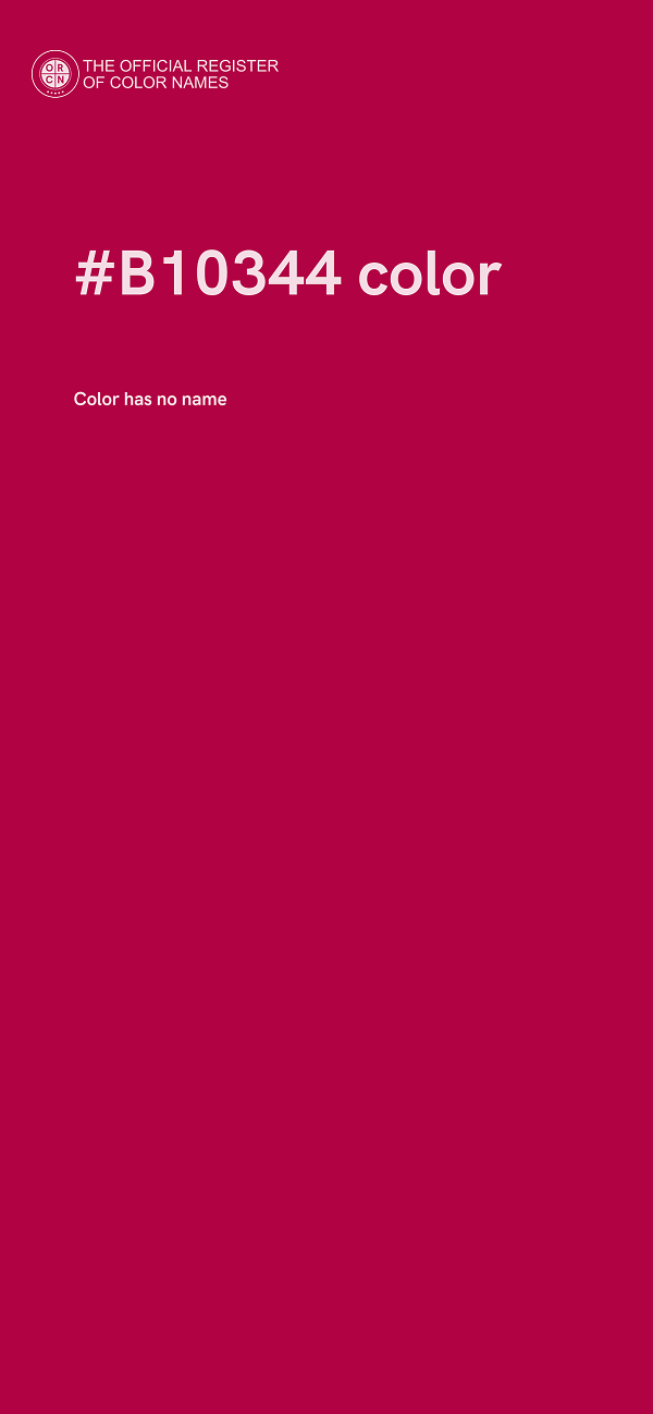 #B10344 color image