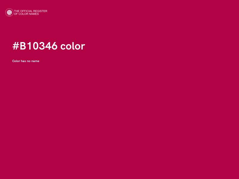 #B10346 color image