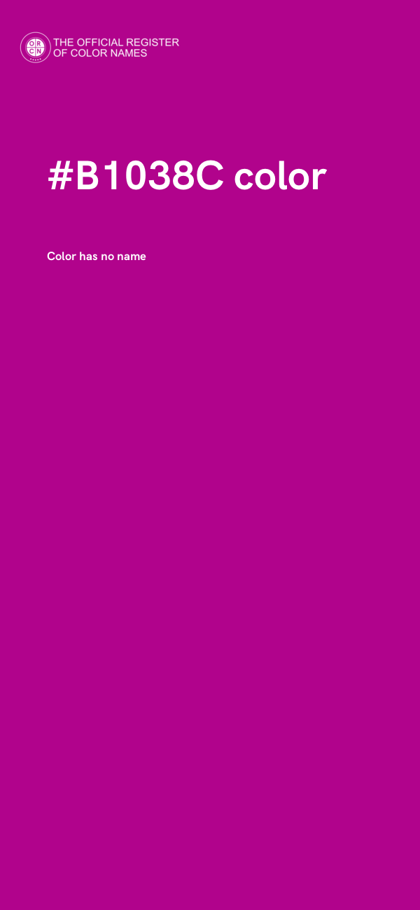 #B1038C color image