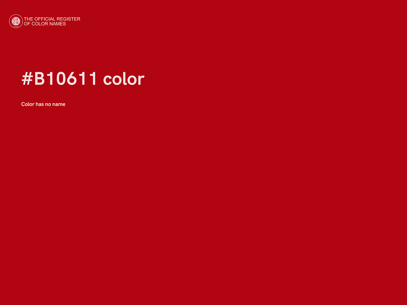 #B10611 color image