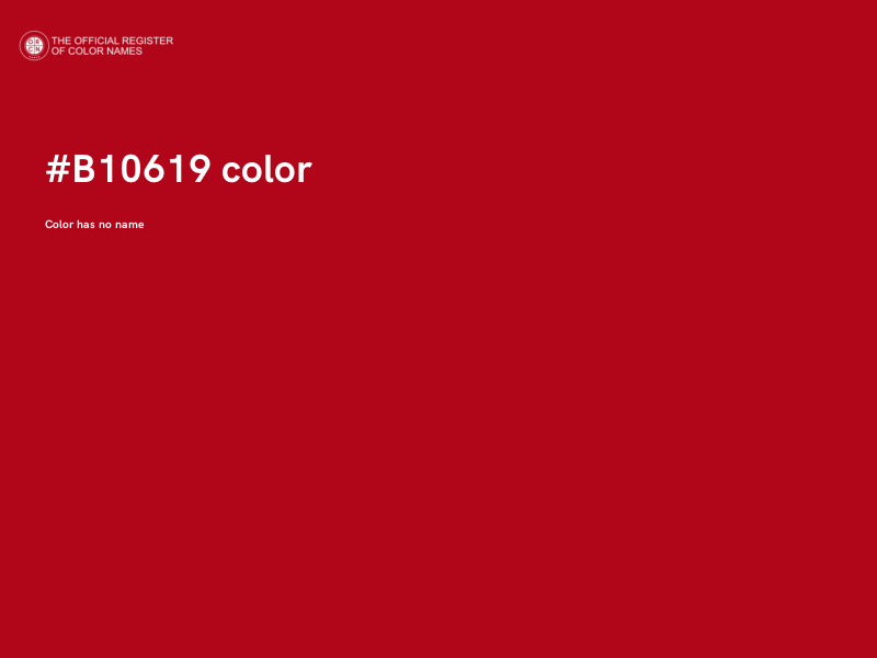 #B10619 color image