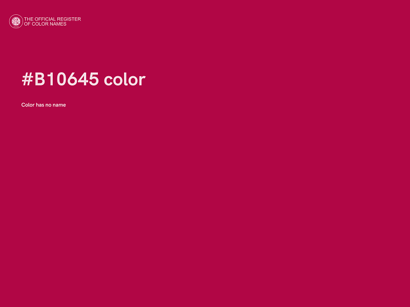 #B10645 color image