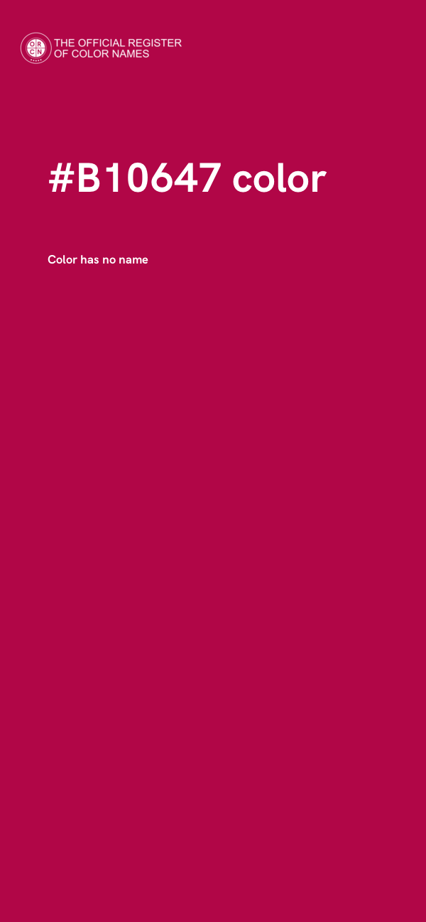 #B10647 color image