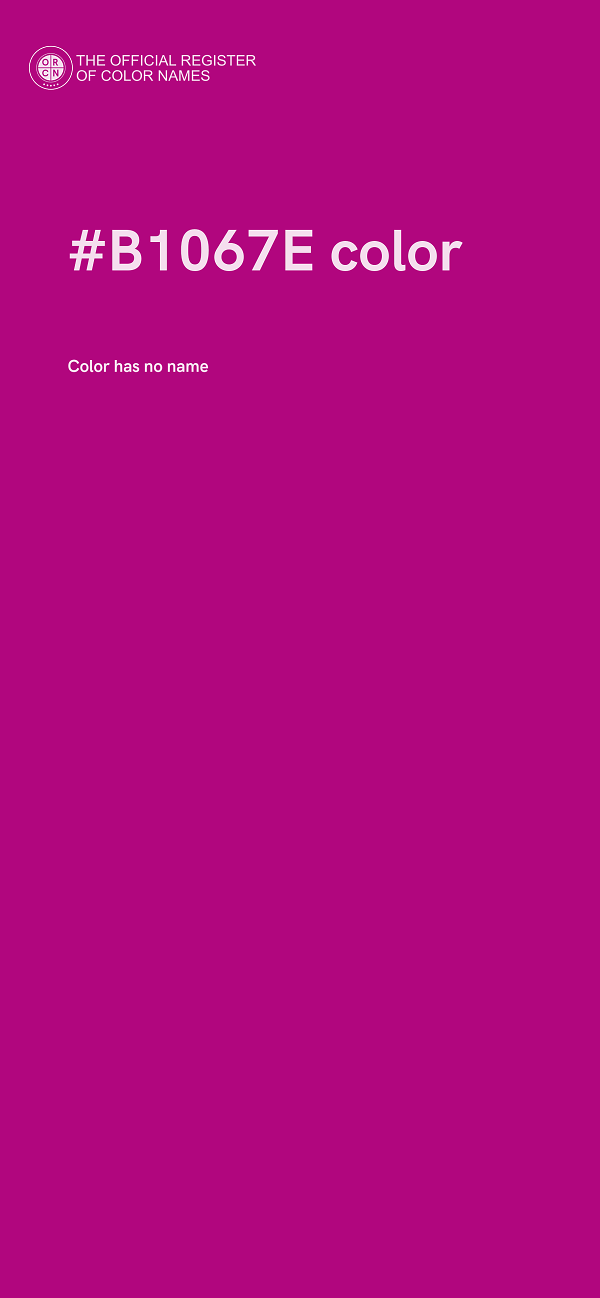 #B1067E color image