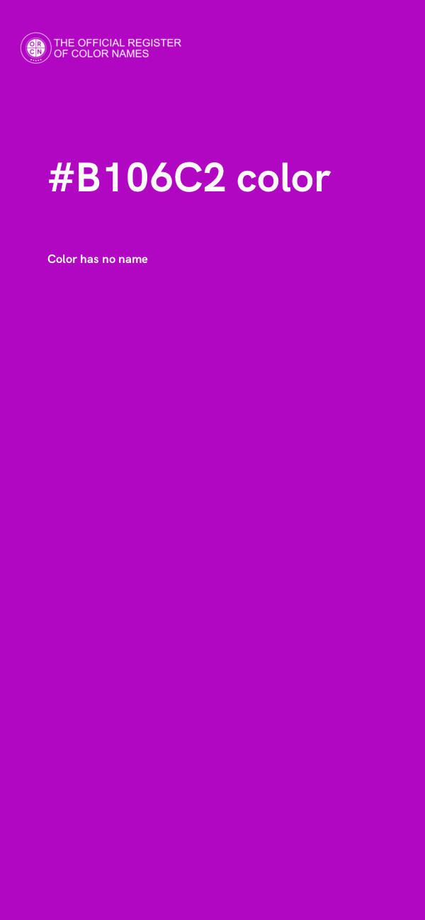 #B106C2 color image