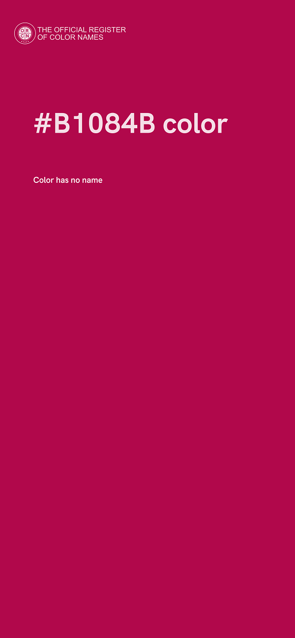 #B1084B color image