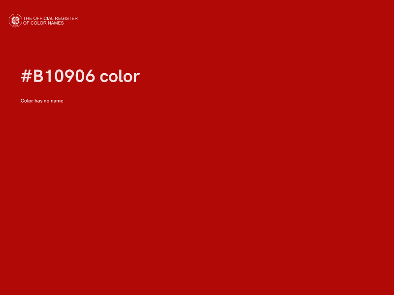 #B10906 color image